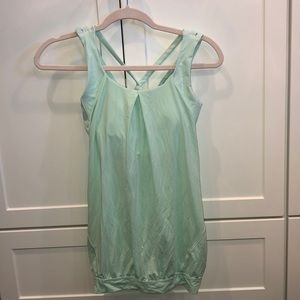 Workout shirt with built in sports bra